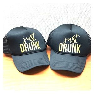 Bachelorette Hats/Caps - Just Drunk